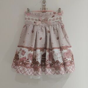 Liz Lisa Strawberry Chocolate Tea Party Skirt